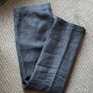 Adolfo Domínguez Men’s linen pants. Waist EU56 Blue